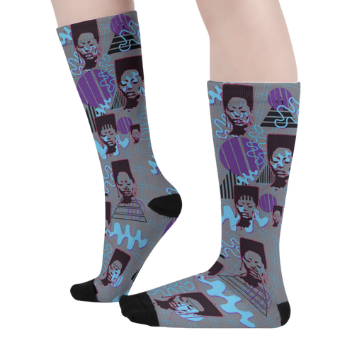 Hitop Squiggle Girl Socks